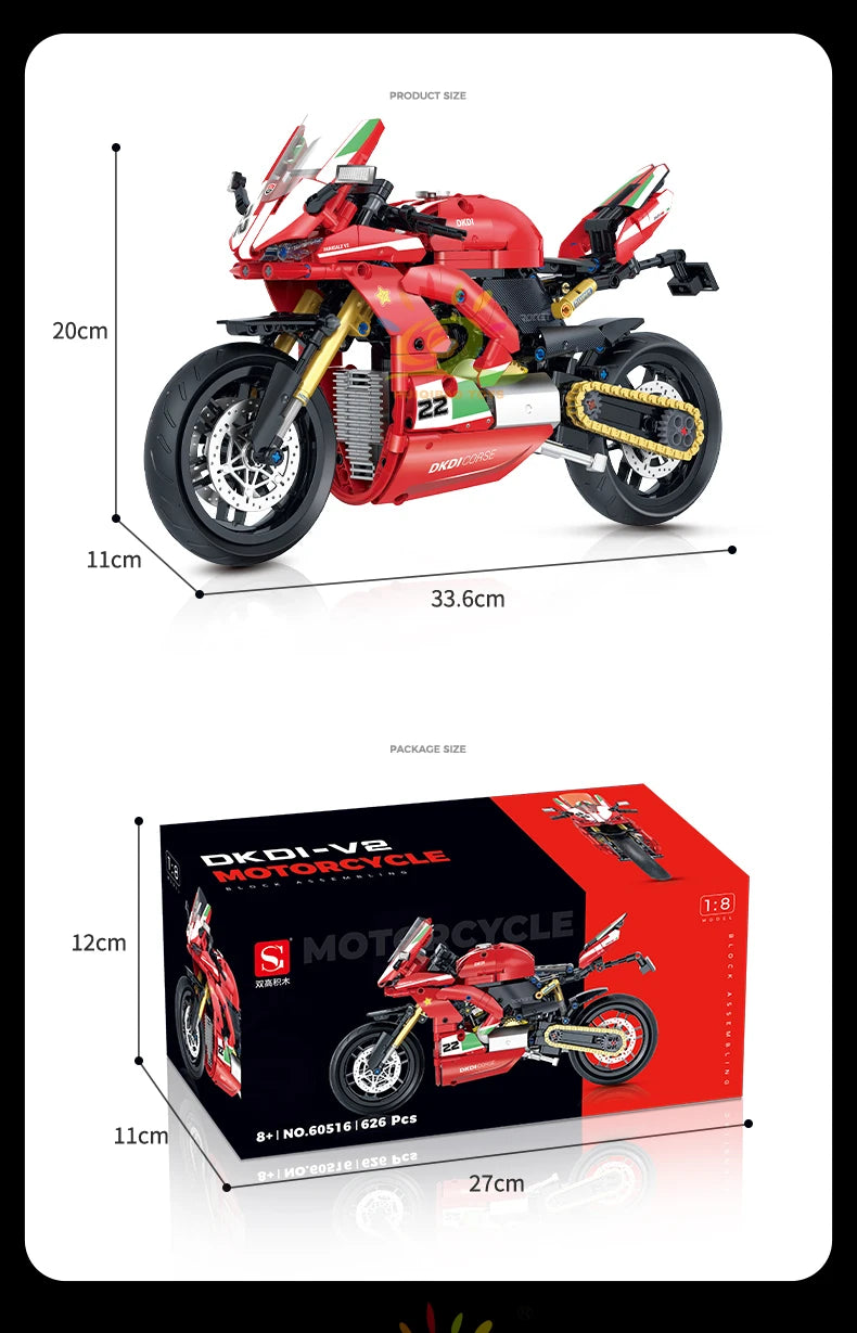 PENDRA High Tech Motorbike Toy Set