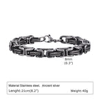PENDRA Byzantine Braided Link Bracelet