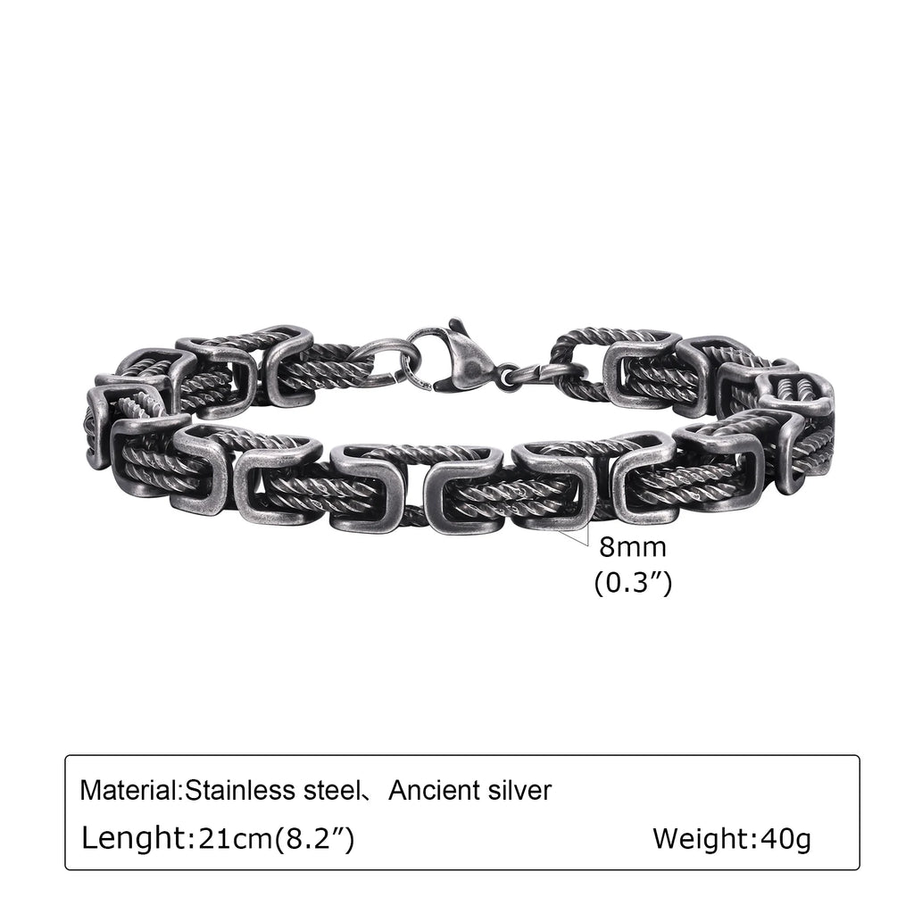 PENDRA Chunky Byzantine Bracelet