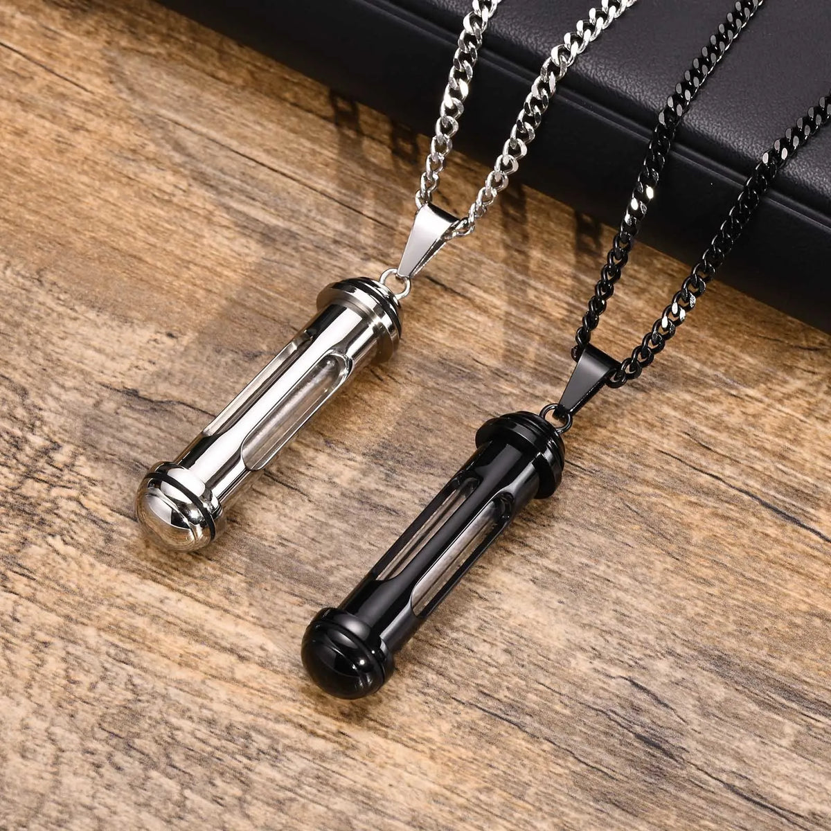 PENDRA Memorial Cylinder Pendant Necklace