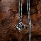 PENDRA Celtic Knot Rune Punk Necklace