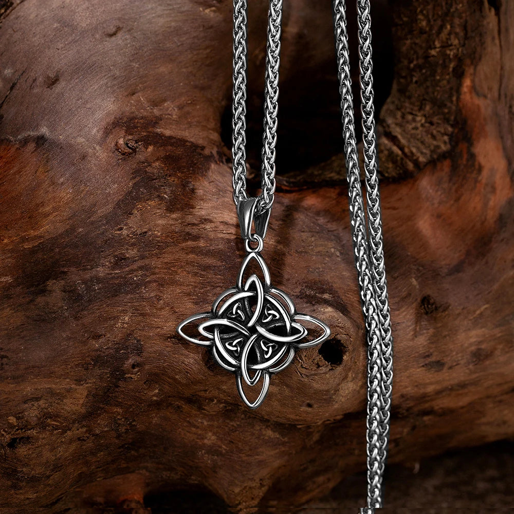 PENDRA Celtic Knot Rune Punk Necklace