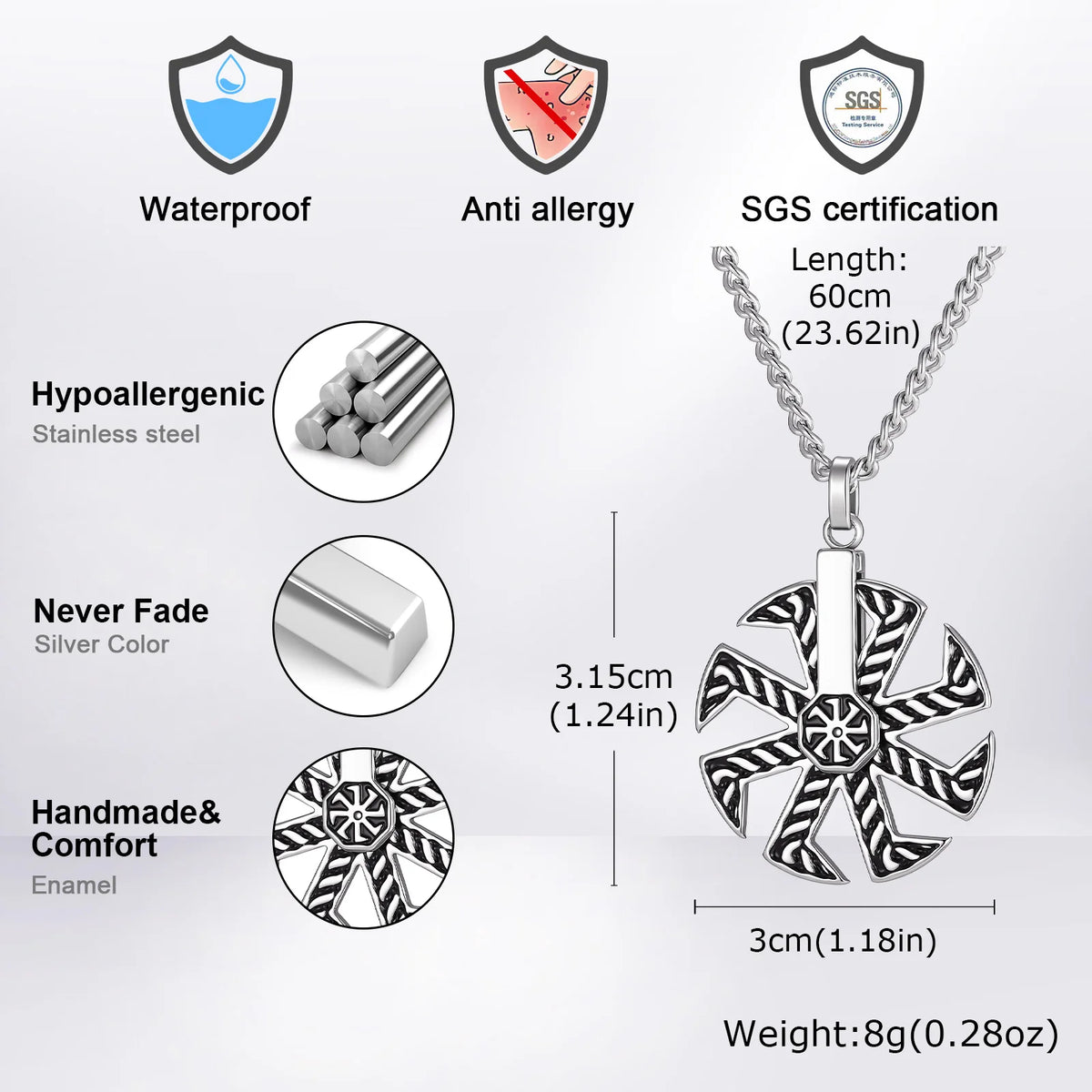 PENDRA Ancient Slavic Pendant Necklace