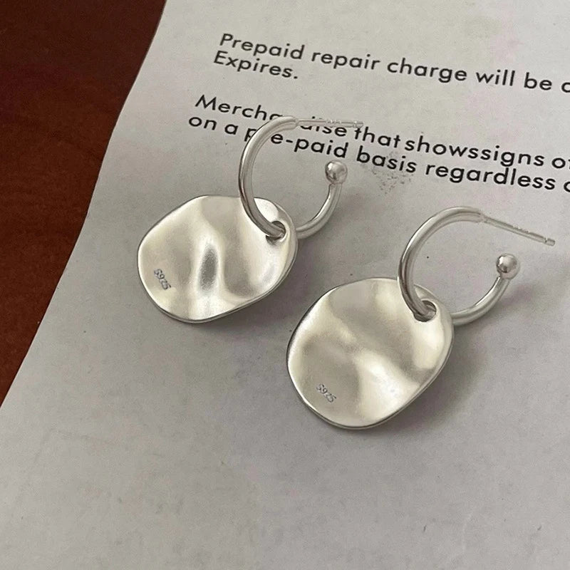 VENTFILLE 925 Sterling Silver Drop Earring For Women Zircon Crystal Hollow Out Cat Personality Jewelry Gift Dropshipping