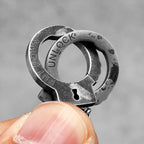 Vintage Handcuffs Stainless Steel Men Women Bracelets Necklaces Pendants Chain Trendy Fashion Jewelry Creativity Gift Wholesale