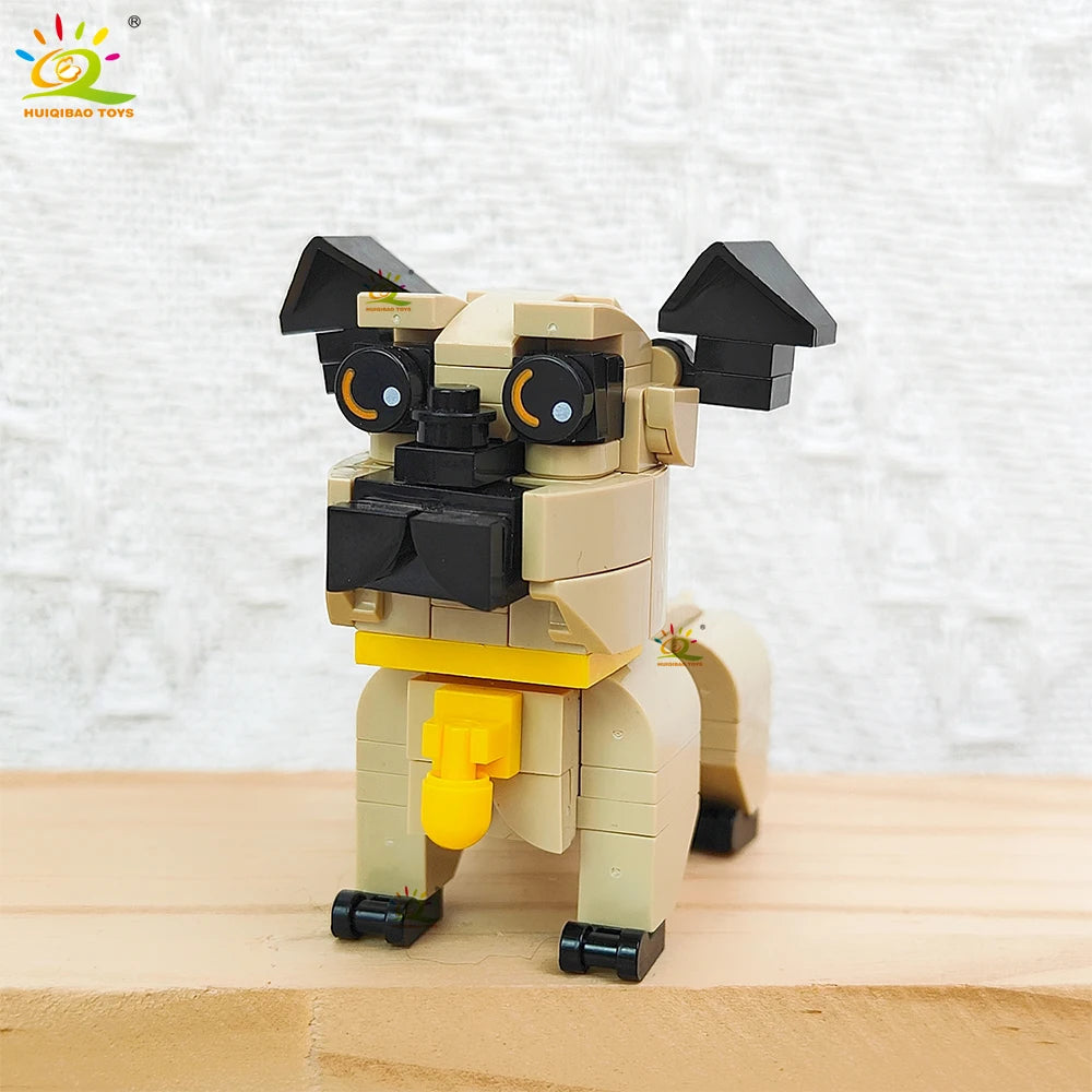 PENDRA Dog Amimal Micro Building Set