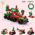 PENDRA Elk Deer Santa Building Set
