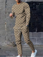 PENDRA Graffiti Long-Sleeve Pajama Loungewear Set