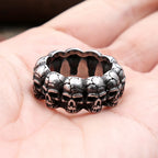 PENDRA Skullgoth Stainless Steel Skull Ring