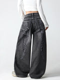 PENDRA American Creative Wings Jeans