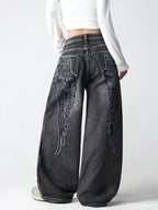 PENDRA American Creative Wings Jeans