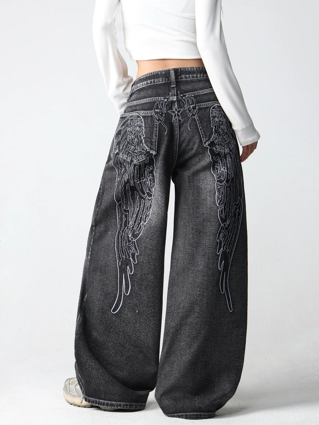 PENDRA American Creative Wings Jeans