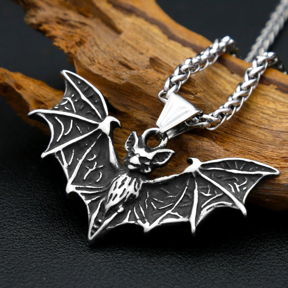 PENDRA Batwing Gothic Stainless Steel Pendant