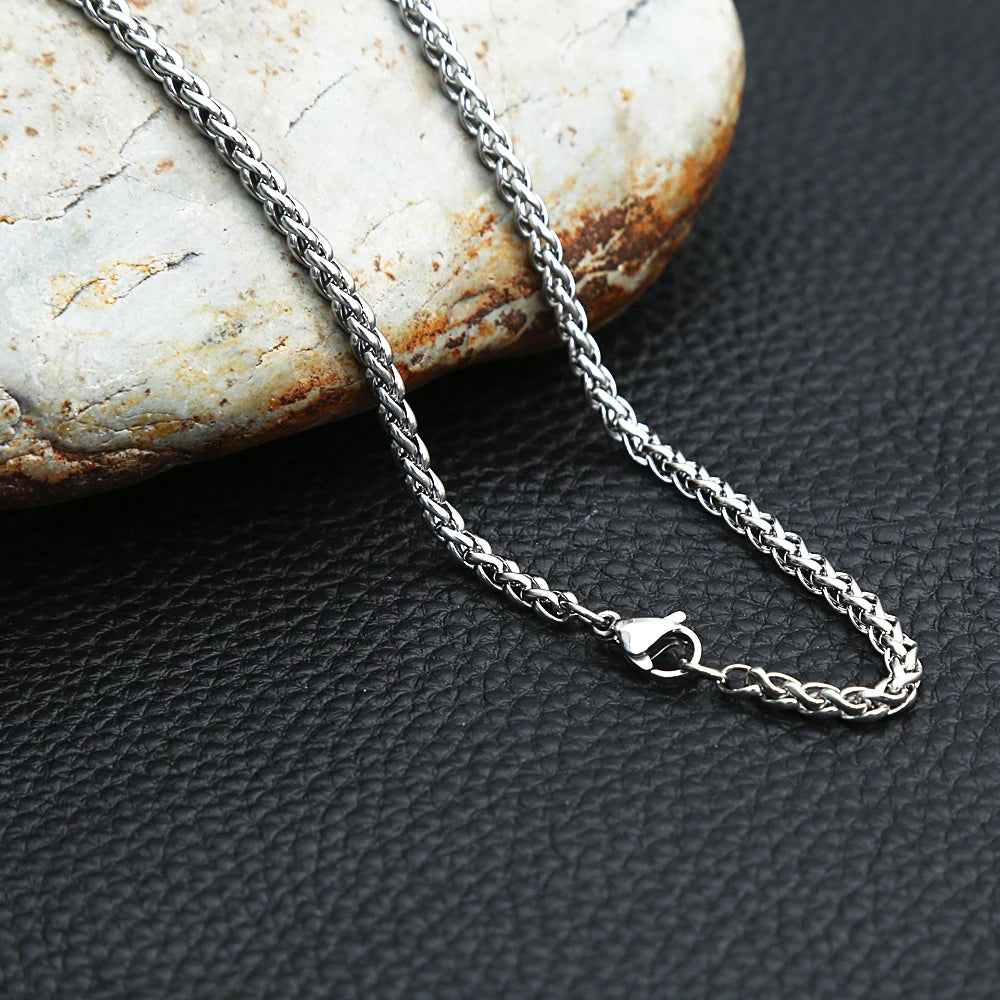 PENDRA Rololink 3mm 316L Stainless Steel Chain Necklace