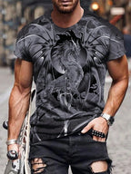 PENDRA Printed Sports Tops T-Shirt