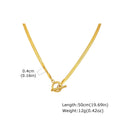 PENDRA Toggle Flat Chain Necklace