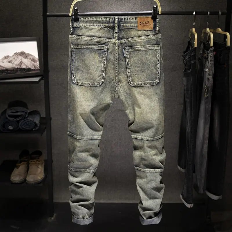 PENDRA Denim Straight Pants