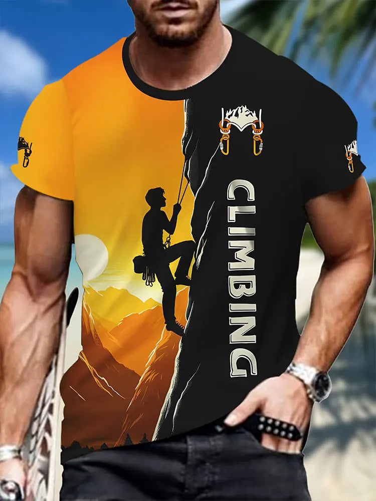 PENDRA Printed Hiking T-Shirt