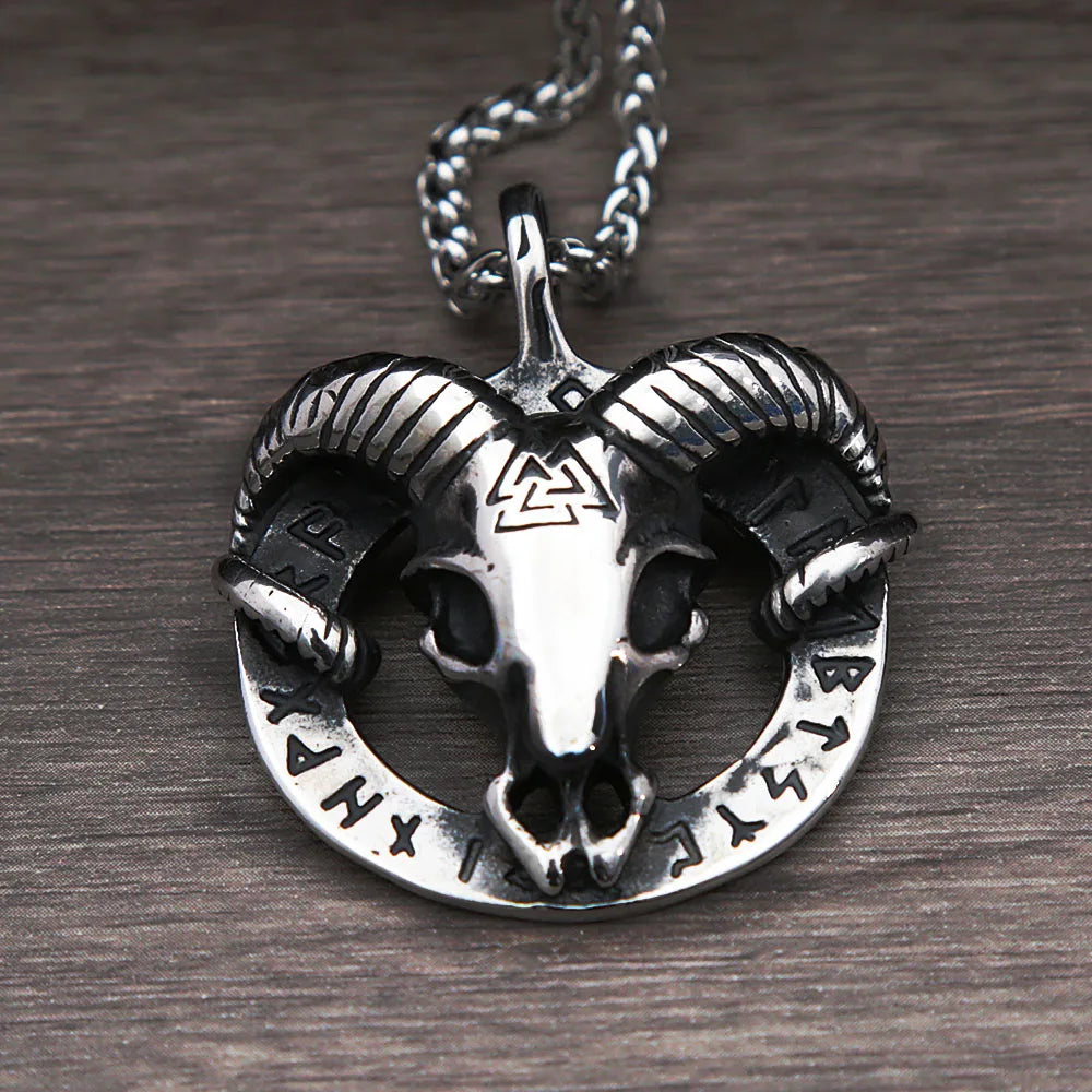 PENDRA Goathead Gothic 316L Stainless Steel Pendant