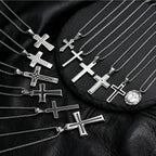 PENDRA Cross Plain Pendant Necklace