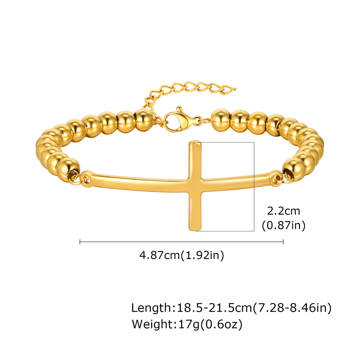 PENDRA Elimire Cross Charm Bracelet