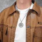Retro Viking Runes Odin Men Necklaces Stainless Steel Pendant Chain Women Punk Fashion Jewelry New In Accessories Gift Wholesale