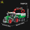 PENDRA Farmer Tractor Cultivator Building Set