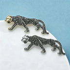 PENDRA Vintage Fierce-looking Leopard Brooch
