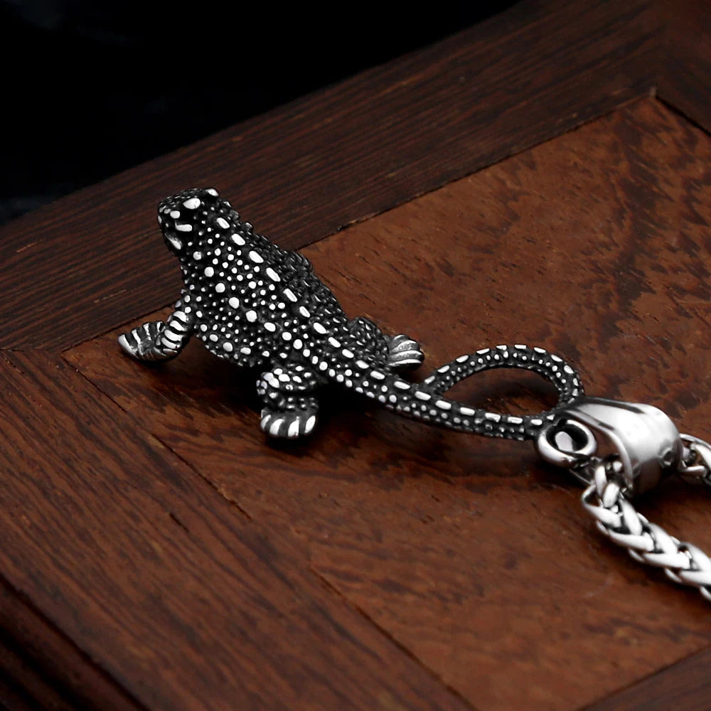 PENDRA Lizardcraft Punk Lizard Pendant Necklace