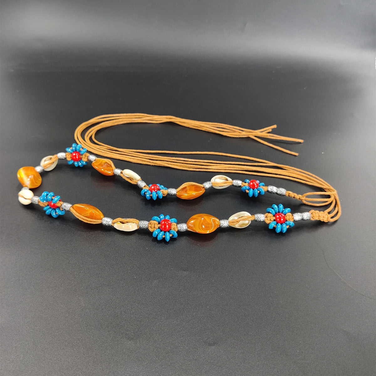 PENDRA Jadeelle Floral Boho Waist Chain Belt