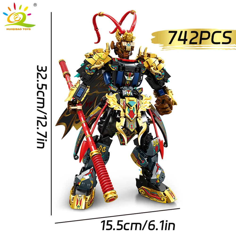 PENDRA SunWuKong Warrior Black Building Set