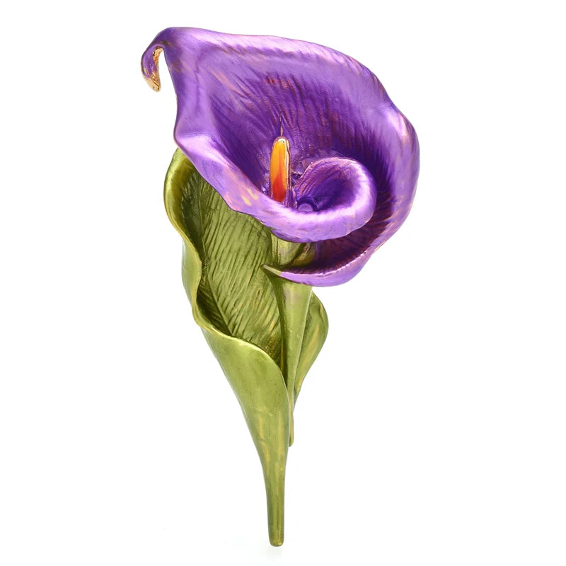 PENDRA Lilielle Pretty Lily Flower Brooch