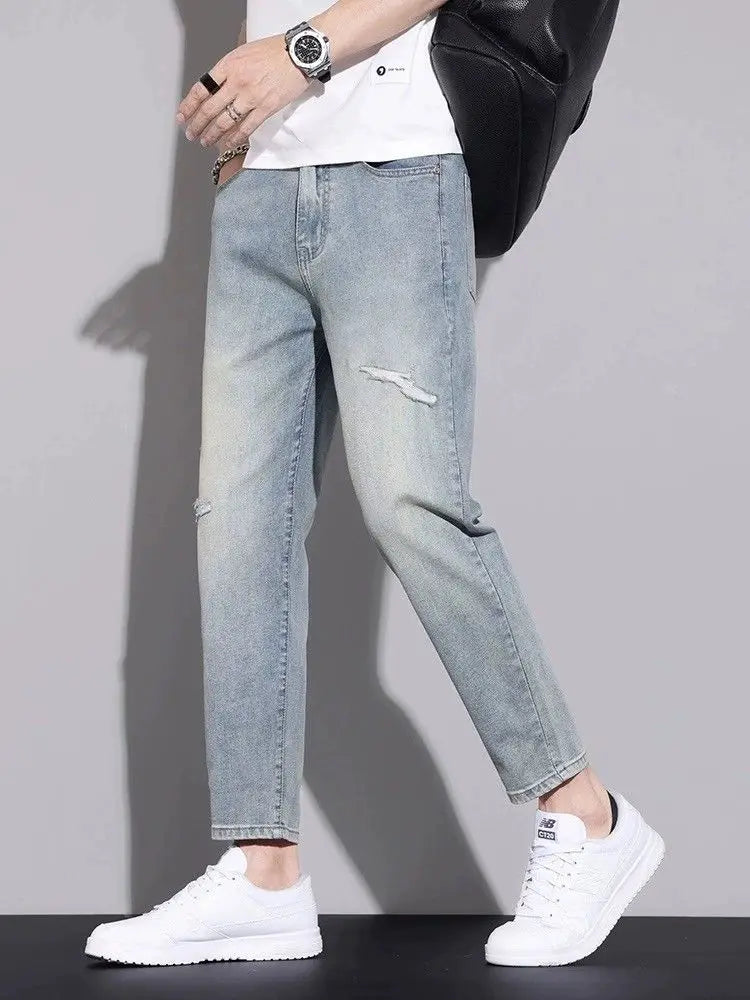 PENDRA Ripped Brand Ruffian Jeans