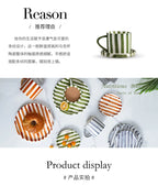 Simple ceramic coffee cup and saucer high-value coffee cup and saucer set household water  afternoon tea European and saucer ins