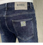 New Harajuku Fashion Trendy Spring Autumn Slim Fit Casual Jeans for Men Vintage Tapered Pencil Pants Stretch Boyfriend Jeans