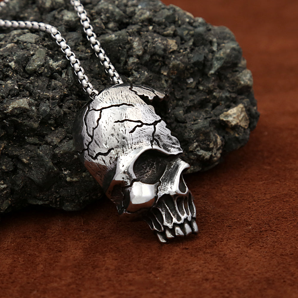PENDRA Skullpunk Gothic Skull Pendant