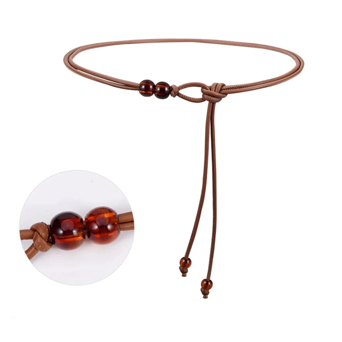 PENDRA Irisia Brown Corset Belt