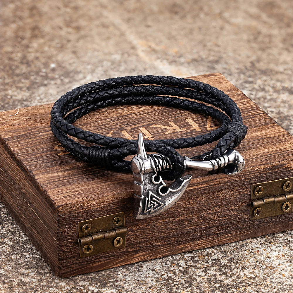 PENDRA Thor Hammer Steel Bracelet