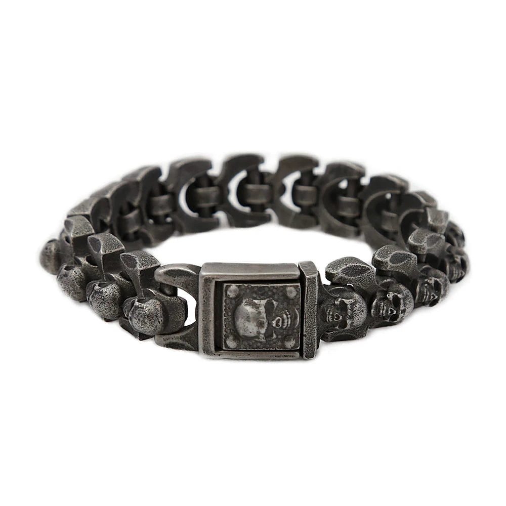 PENDRA Twin Wolf Twisted Stainless Steel Cuff Bracelet