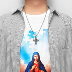 PENDRA Religion Cross Steel Necklace