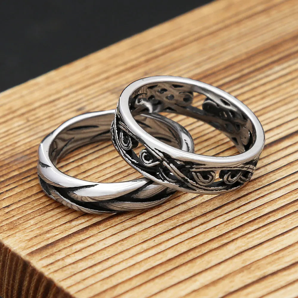 PENDRA Mobius Simple Stainless Steel Ring