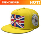 Niue Flat Brimmed Cap Custom Made Name Team Logo Hip-hop Hat Country Travel Fishing Polynesian Nation Island Flags Headgear