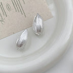 PENDRA Sterling Silve Matte Earrings