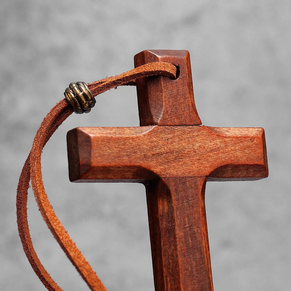 Exorcism Wood Religon Cross Men Women Necklaces Pendants Chain Unique Amulet Punk Trendy Jewelry Creativity Gift Wholesale