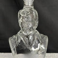 Novelty Human Bust Whiskey Decanter Glass Liquor Bottle for Scotch Whiskey Bar Home Decoration Ornament