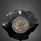 PENDRA Wolf Rune Viking Necklace