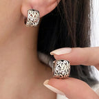 PENDRA Water Hotan Jade Silver Earrings