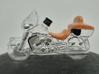 Creative Motorcycle Glass Whiskey Decanter Decorative Spirit Bottle Clear Glass Liquor Container Collectible Home Bar Ornament