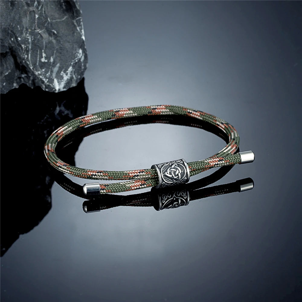 PENDRA Rune Adjustable Steel Bracelet