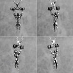 Dumbbells Bodybuilding Fitness Men Necklaces Pendant Chain for Boyfriend Male Stainless Steel Jewelry Creativity Gift Wholesale